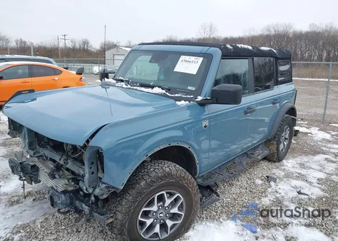 2023 Ford Bronco Big Bend z USA, uszkodzony, nr VIN 1FMDE5BH4PLB47218